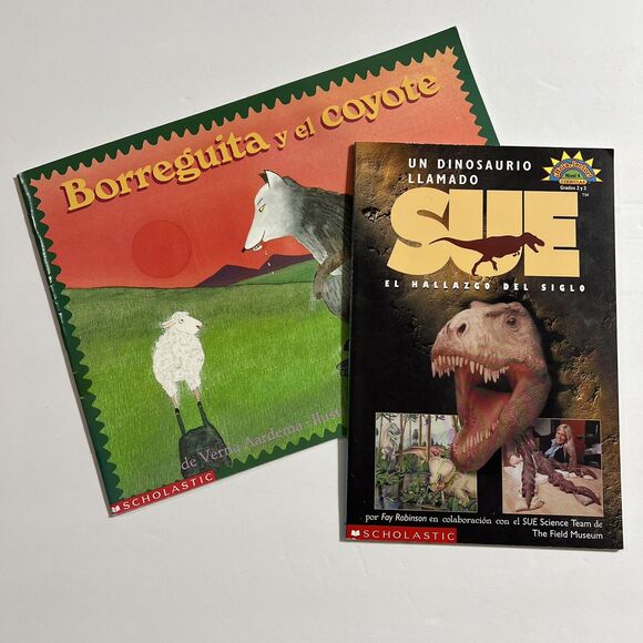 Borreguita y el Coyote Y Un Dinosaurio Llamado Sue Childrens Books Spanish - Picture 1 of 9